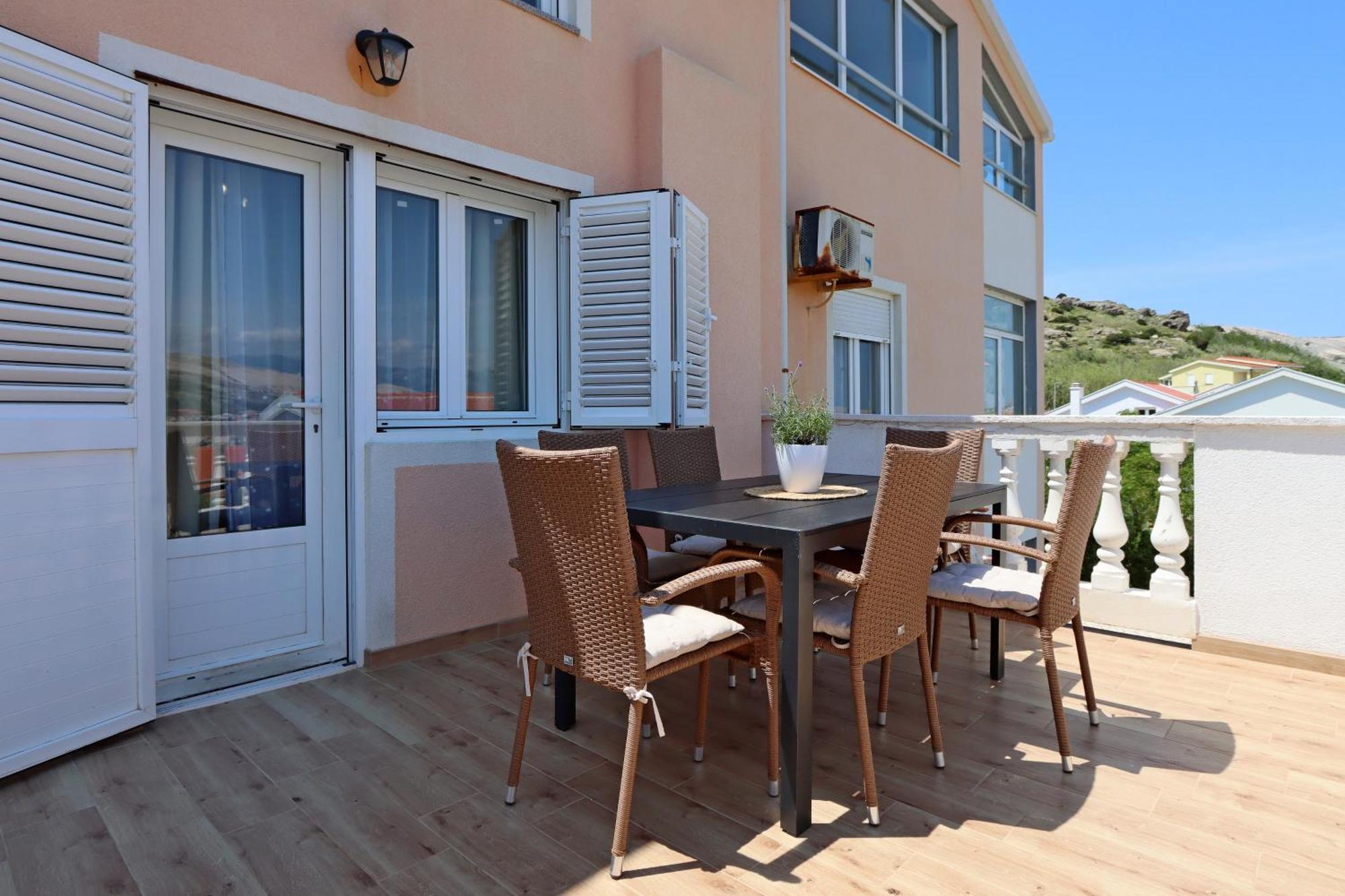 פג Seaside Apartments With A Swimming Pool Pag - 6412 מראה חיצוני תמונה